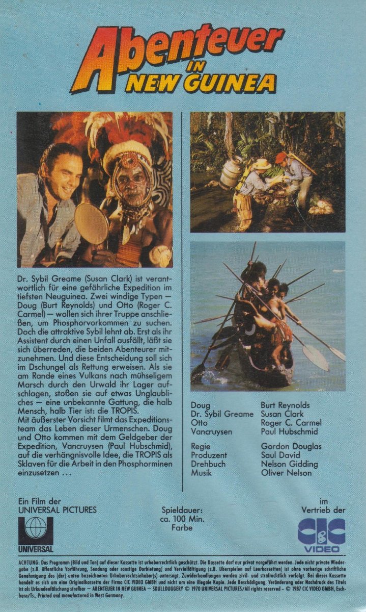 Adventures in New Guinea (VHS - 1987 - DE)