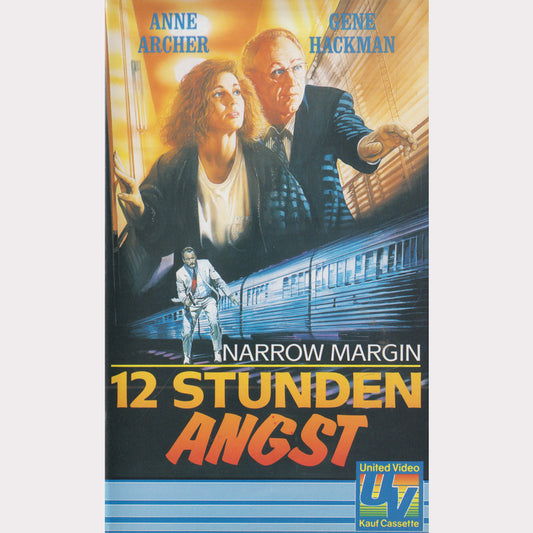 12 Stunden Angst United Video VHS Kassette Cover