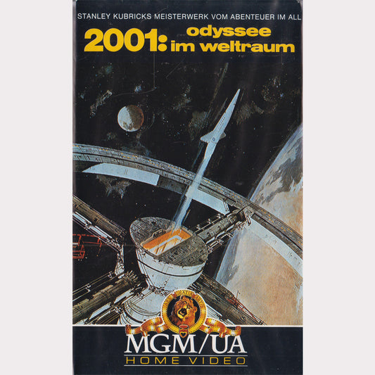 2001: Odyssee im Weltraum MGM/UA Home Video VHS Cover