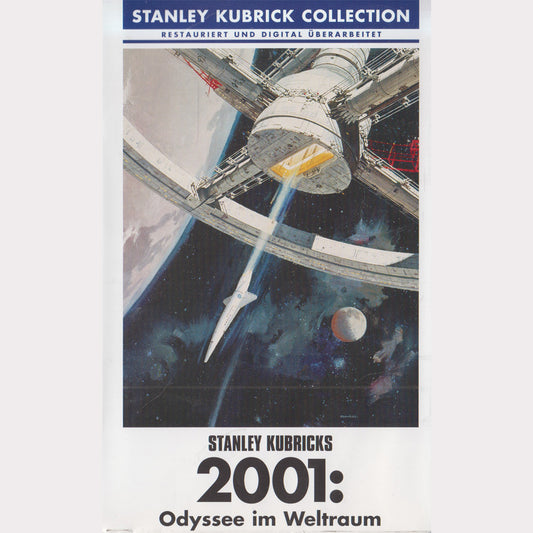 Cover der VHS Kassetten von 2001: Odyssee im Weltraum erschienen bei Warner Home Video im Jahr 2001