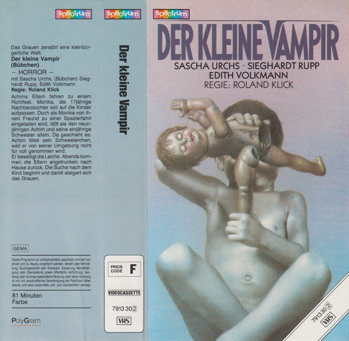Der kleine Vampir - Bübchen VHS-Kassette Glasbox