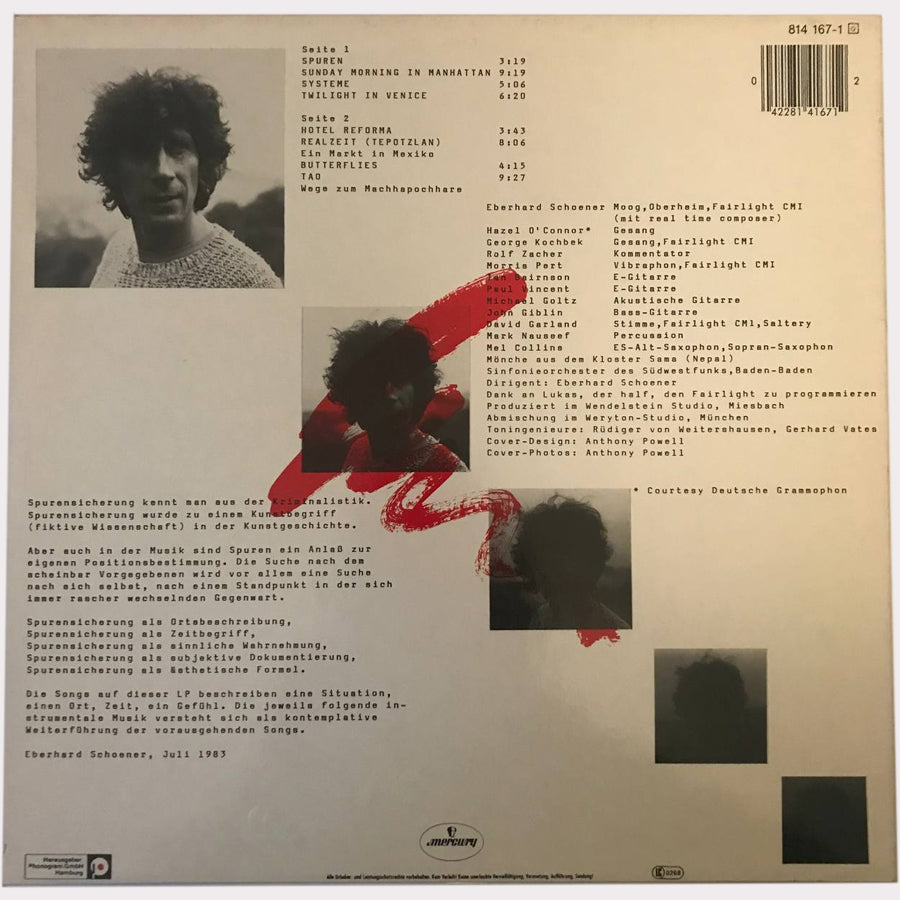 Eberhard Schoener - Spurensicherung (Vinyl LP - 1983 - DE)