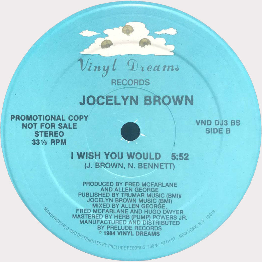 Jocelyn Brown - I Wish You Would (Vinyl 12" - 1984 - US)