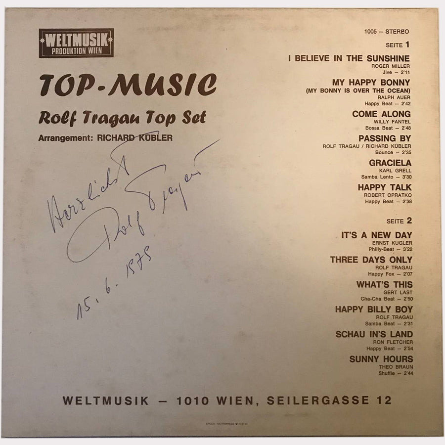 Rolf Tragau Top-Set - Top-Music (Vinyl LP - 1977 - AT)