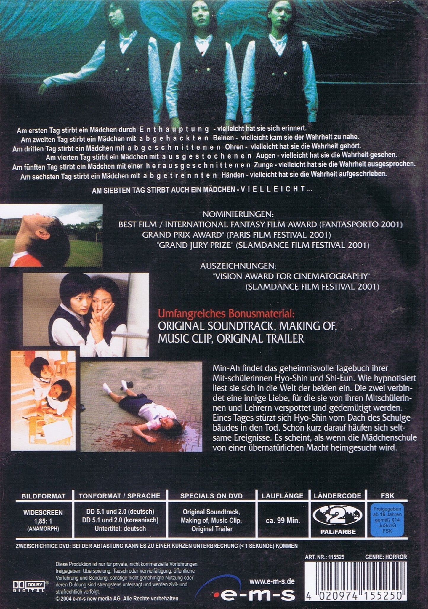 Memento Mori - Remember the Dead (DVD - 2004 - DE)