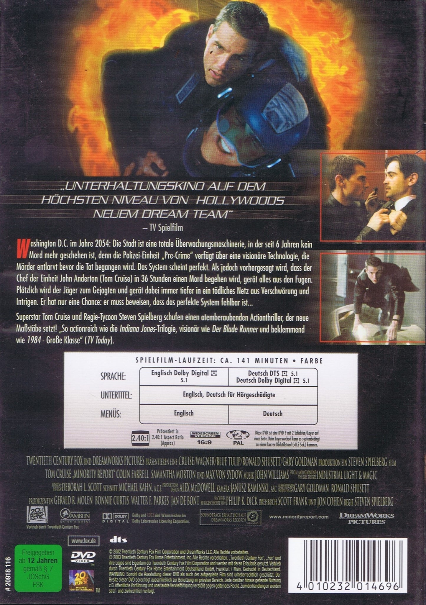 Minority Report (DVD - 2010 - DE)