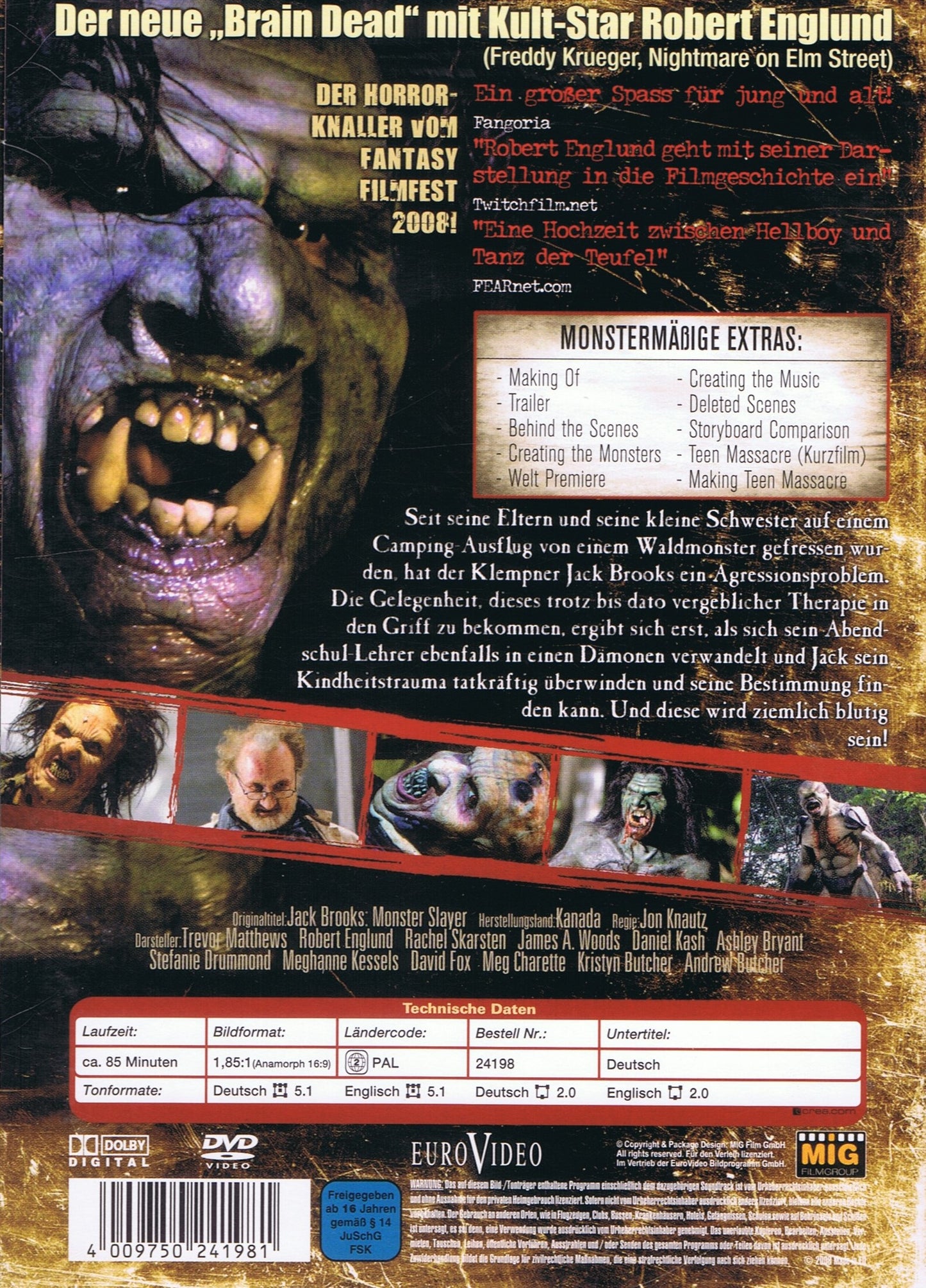 Jack Brooks: Monster Slayer (DVD - 2009 - DE)