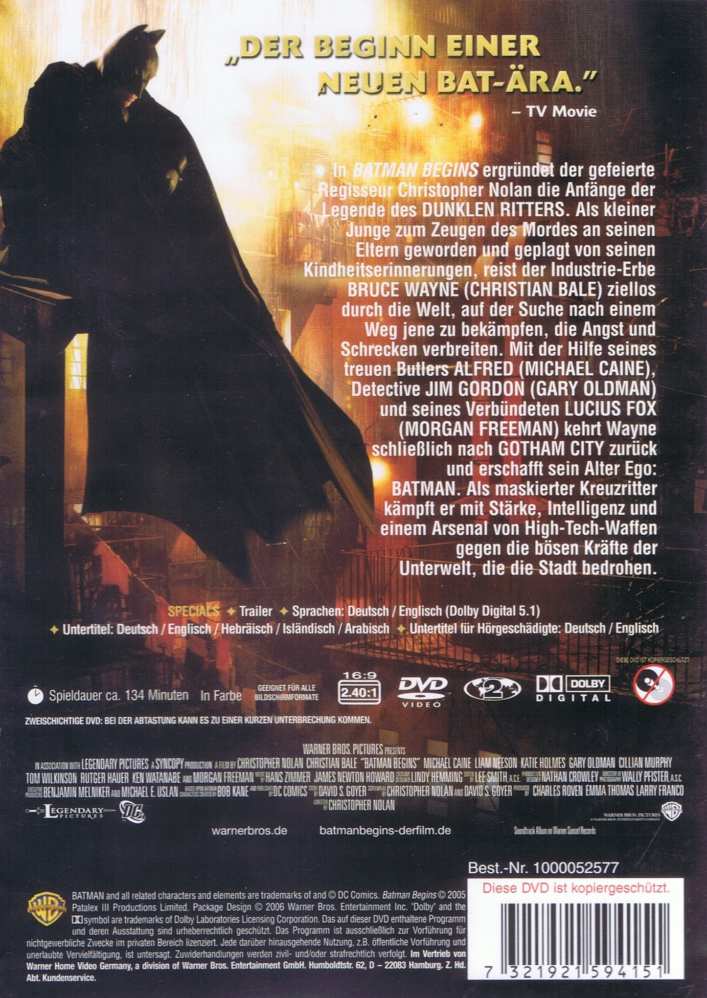 Batman Begins (DVD - 2006 - DE)