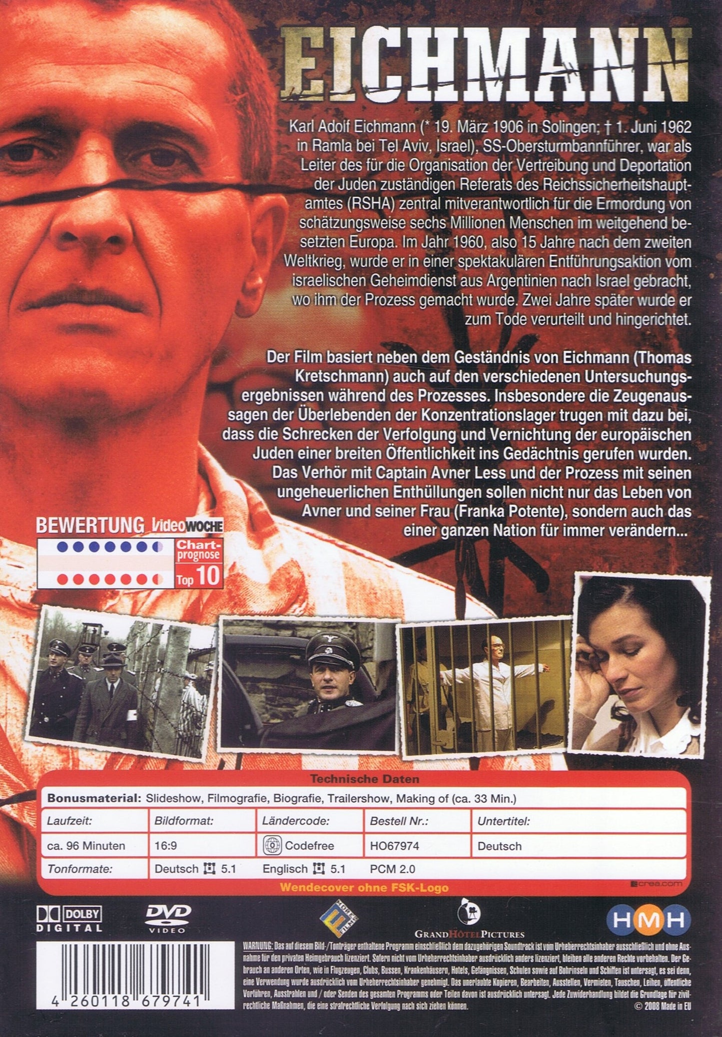 Eichmann (DVD - 2008 - DE)