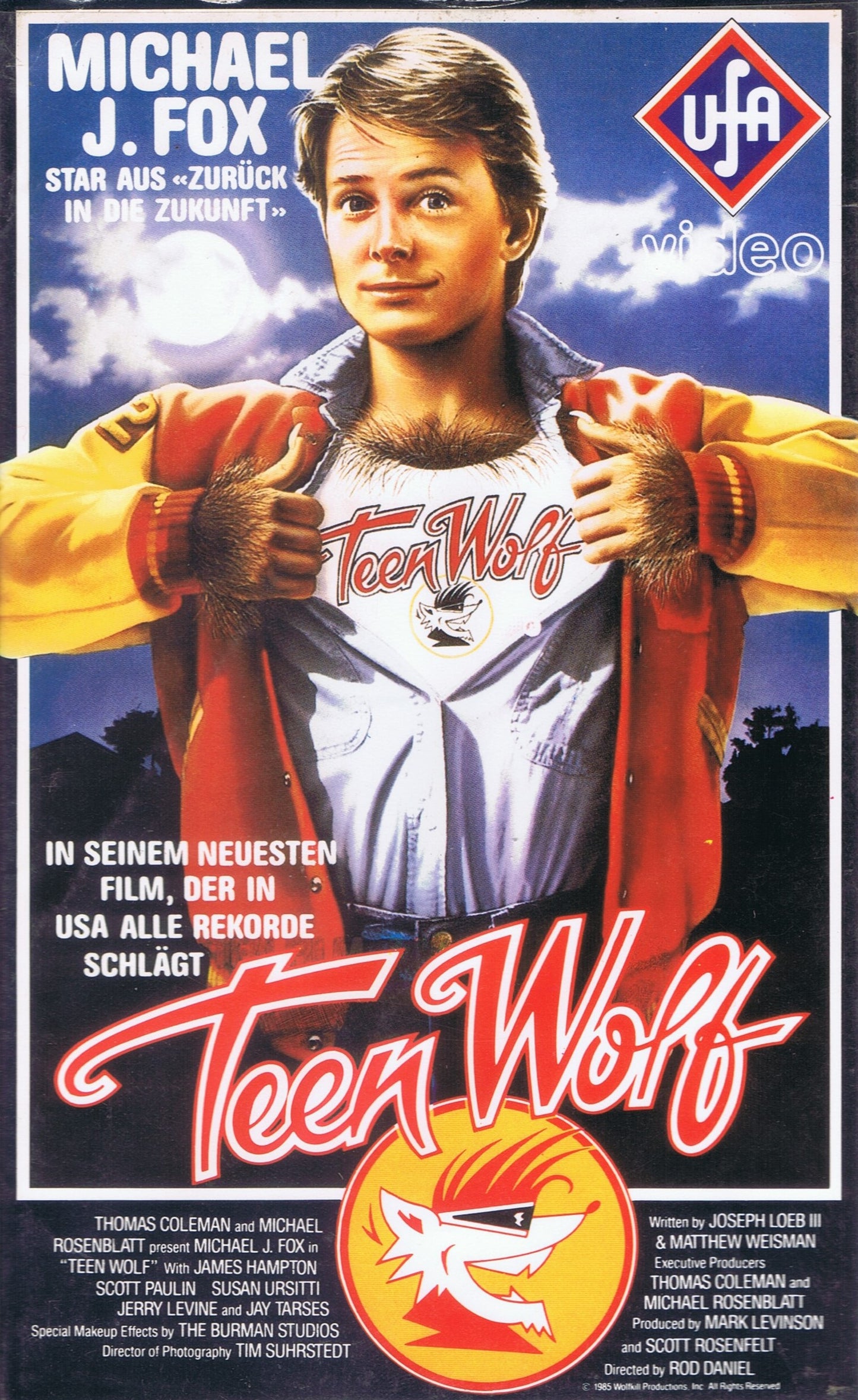 Teen Wolf (VHS - 1986 - DE)