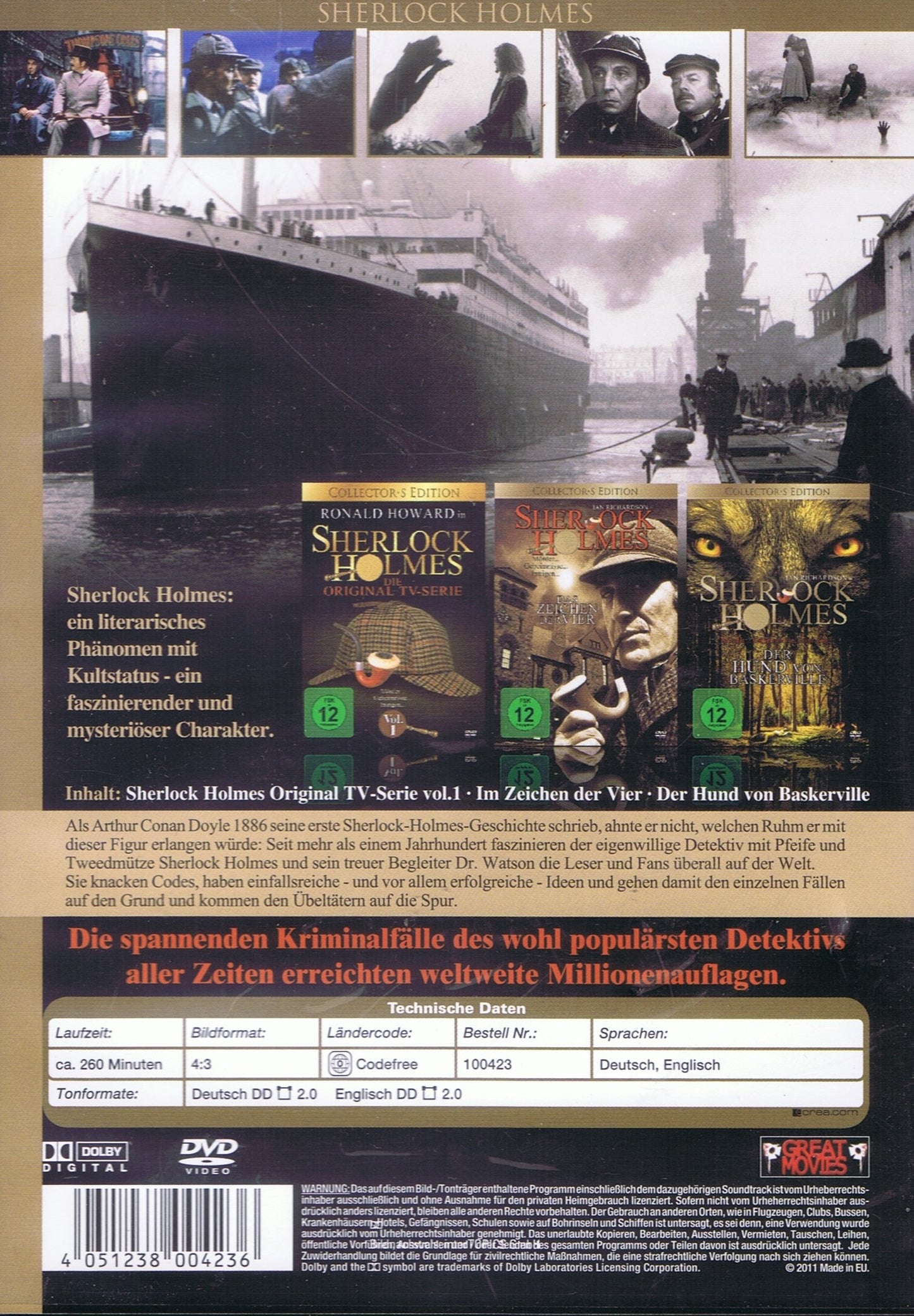 Sherlock Holmes: Krimistunde (DVD - 2011 - DE)