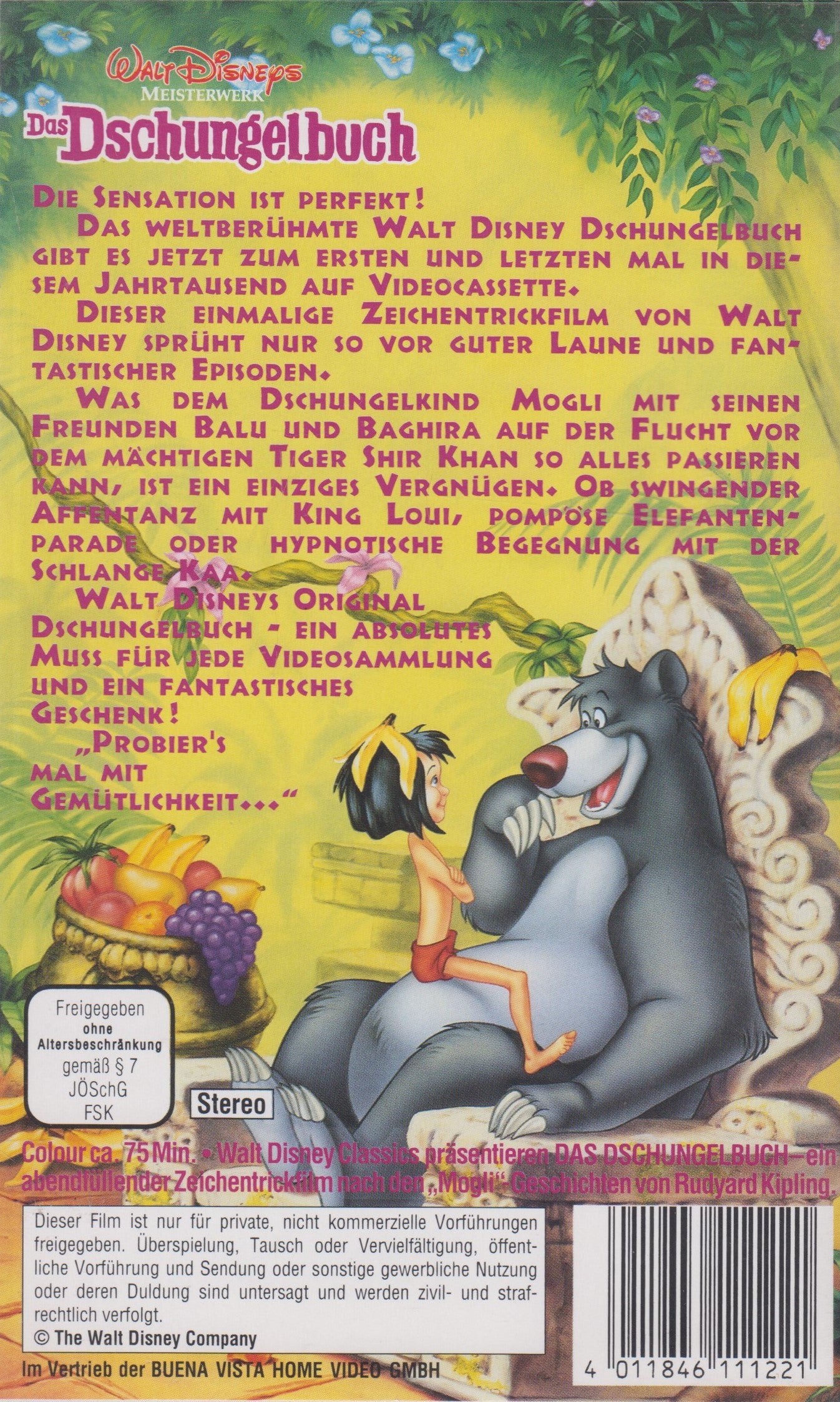 The Jungle Book (VHS - DE)