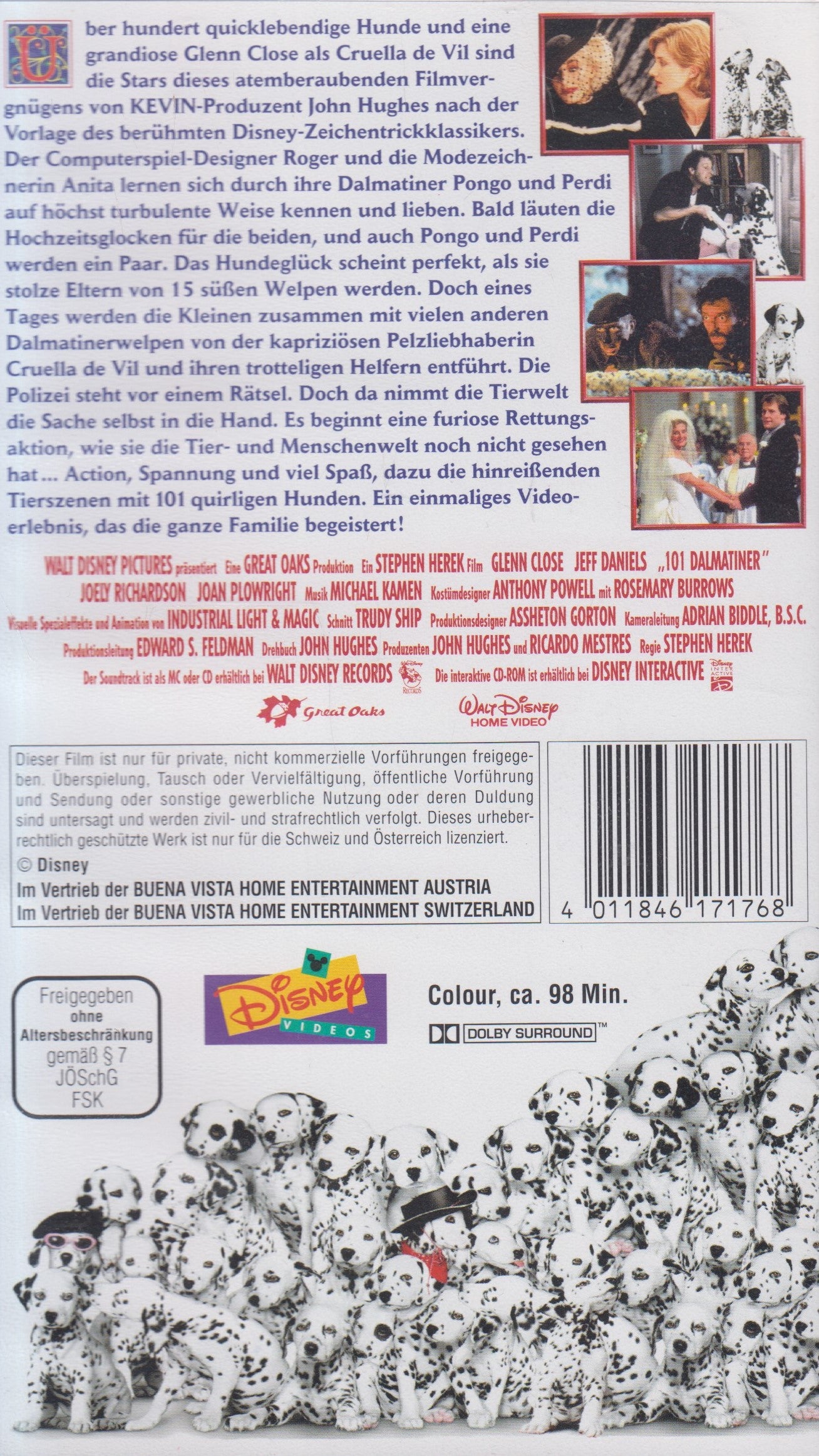 Les 101 Dalmatiens (VHS - DE)