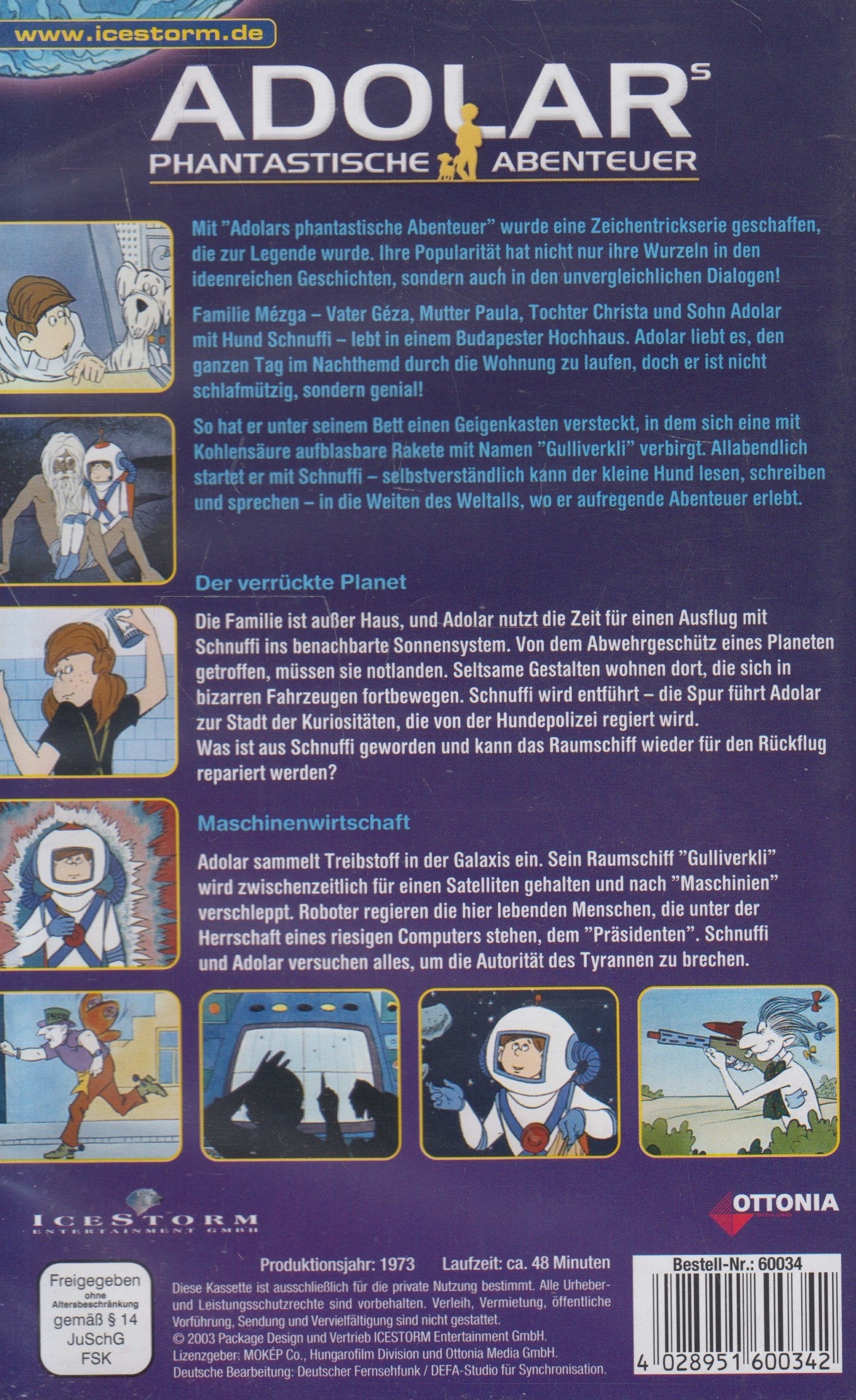 Adolar's Fantastic Adventures Vol. 2: The Crazy Planet / Machine Economy (VHS - 2003 - DE)