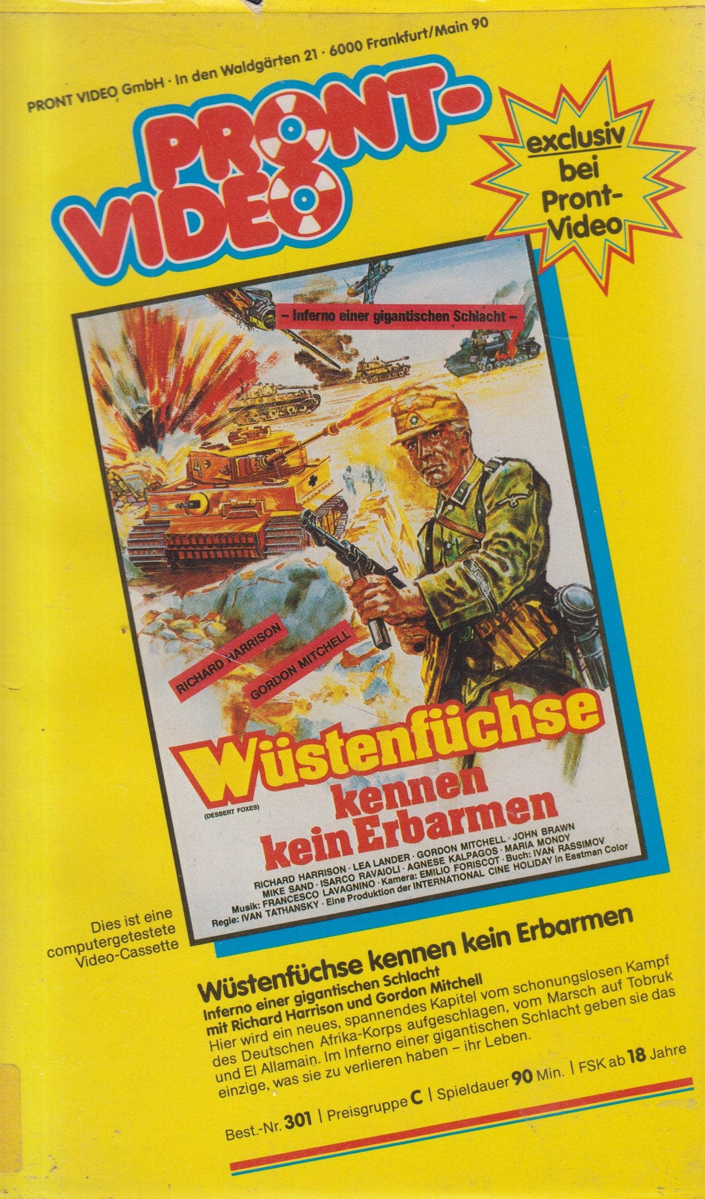 Desert Foxes Know No Mercy (VHS - DE)