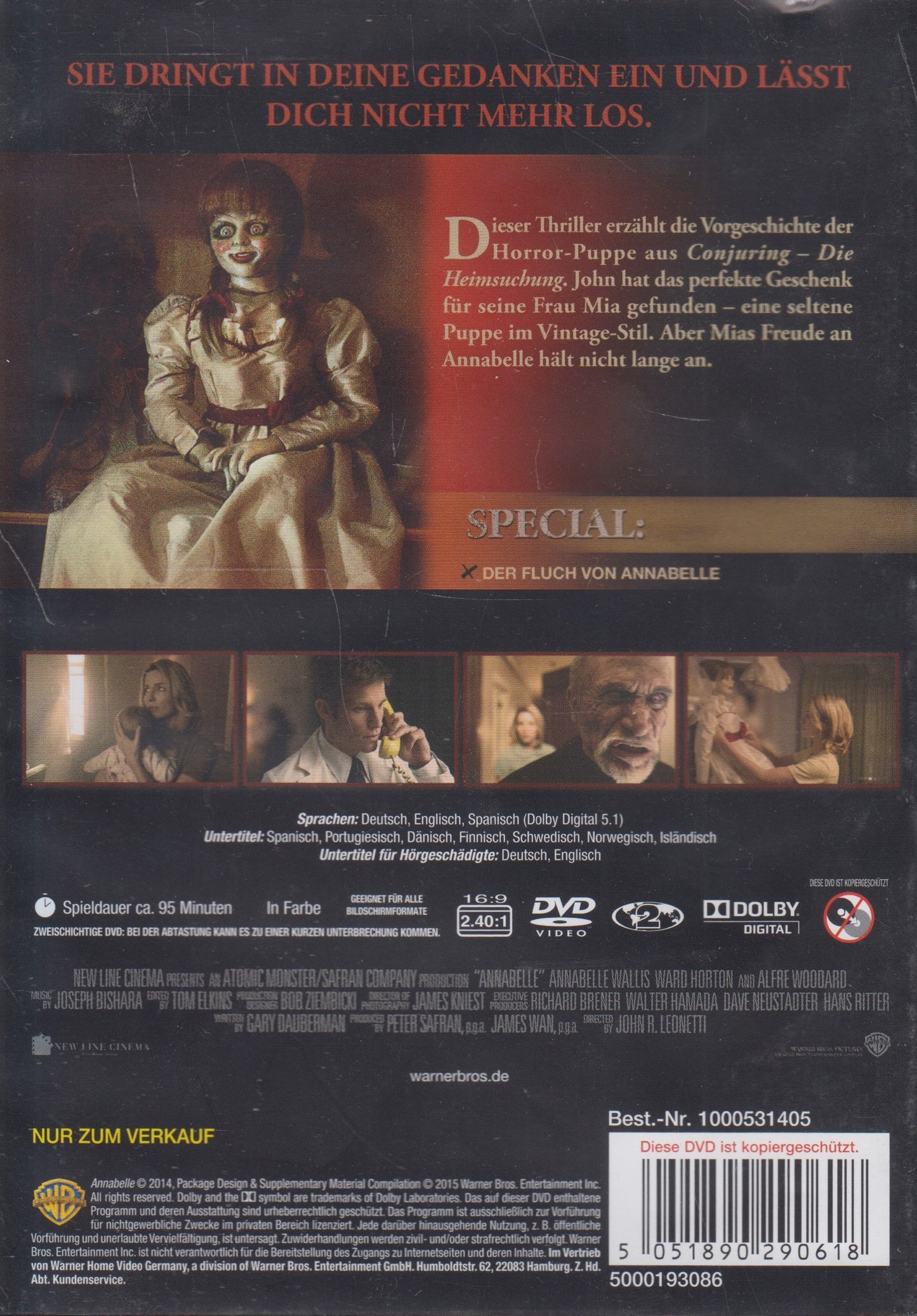 Annabelle (DVD - 2015 - DE)