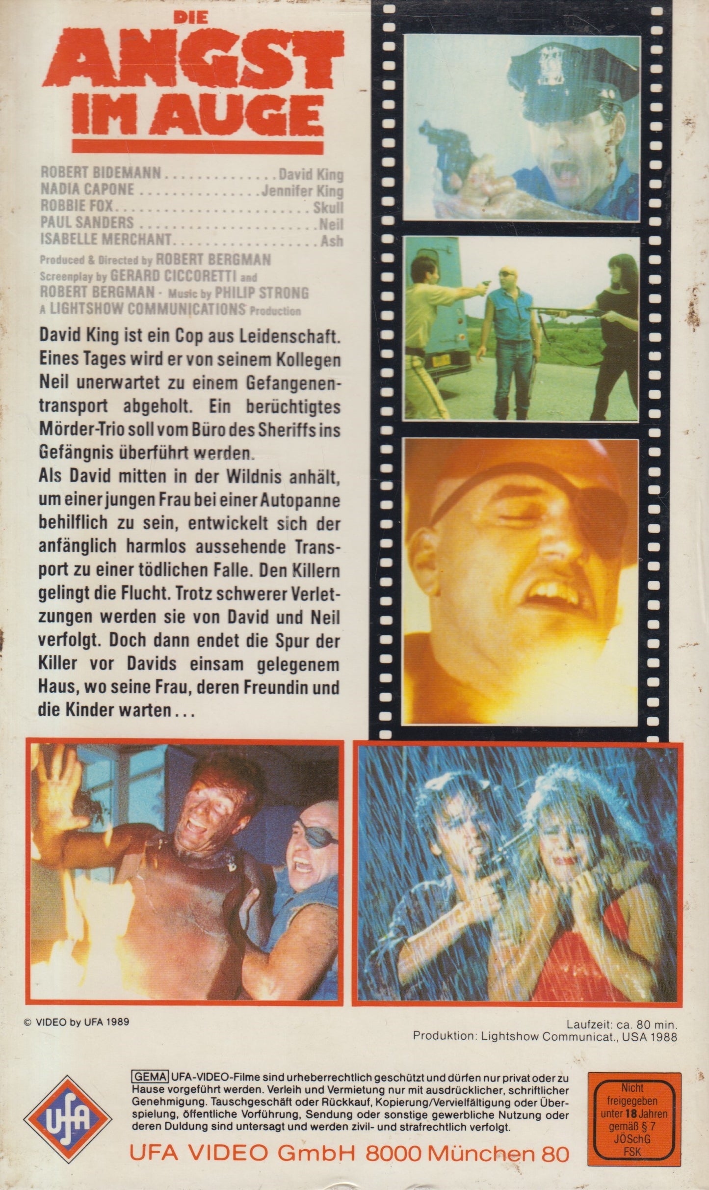 The Fear in the Eye (VHS - 1989 - DE)