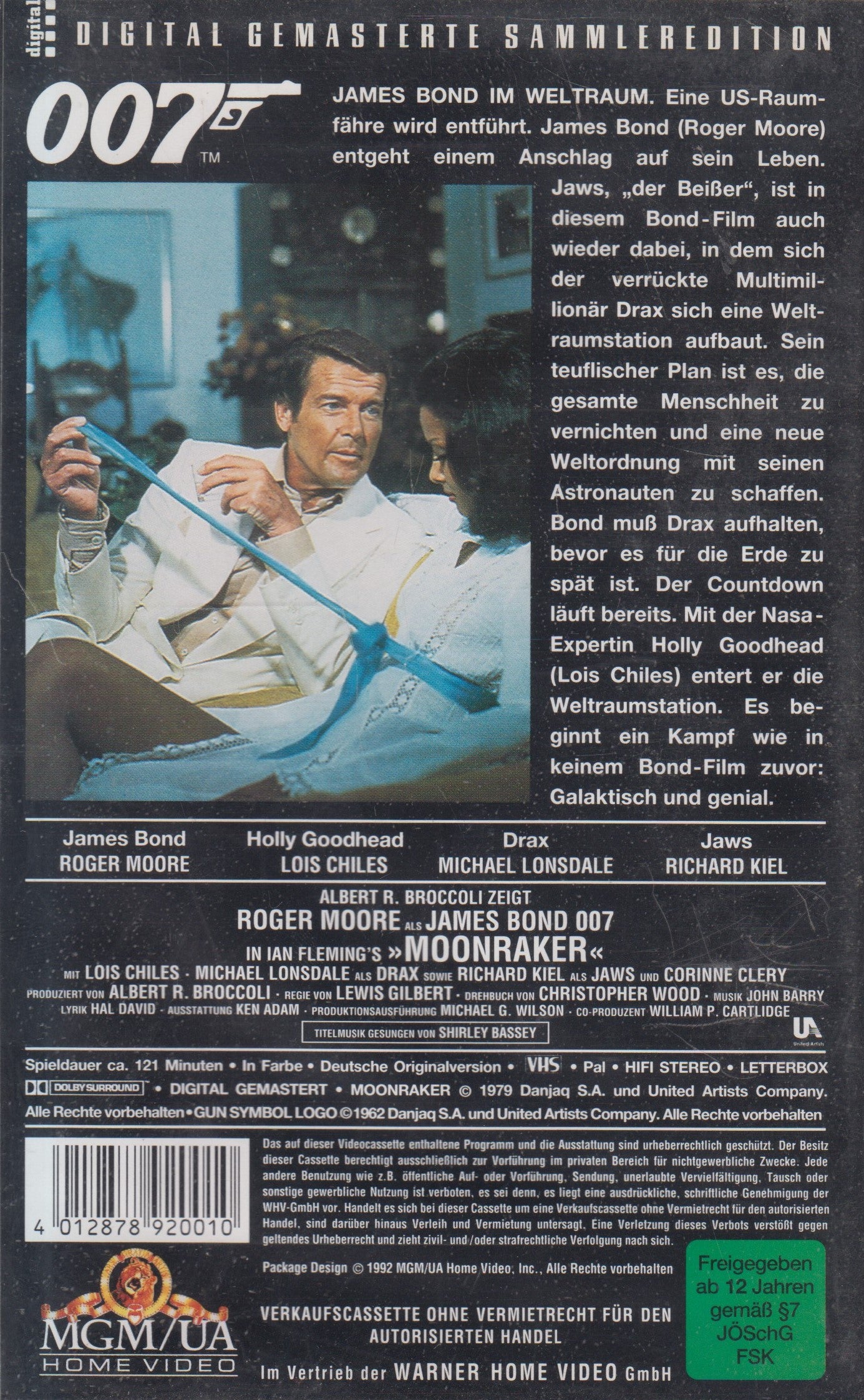 James Bond 007 - Moonraker (VHS - 1992 - DE)