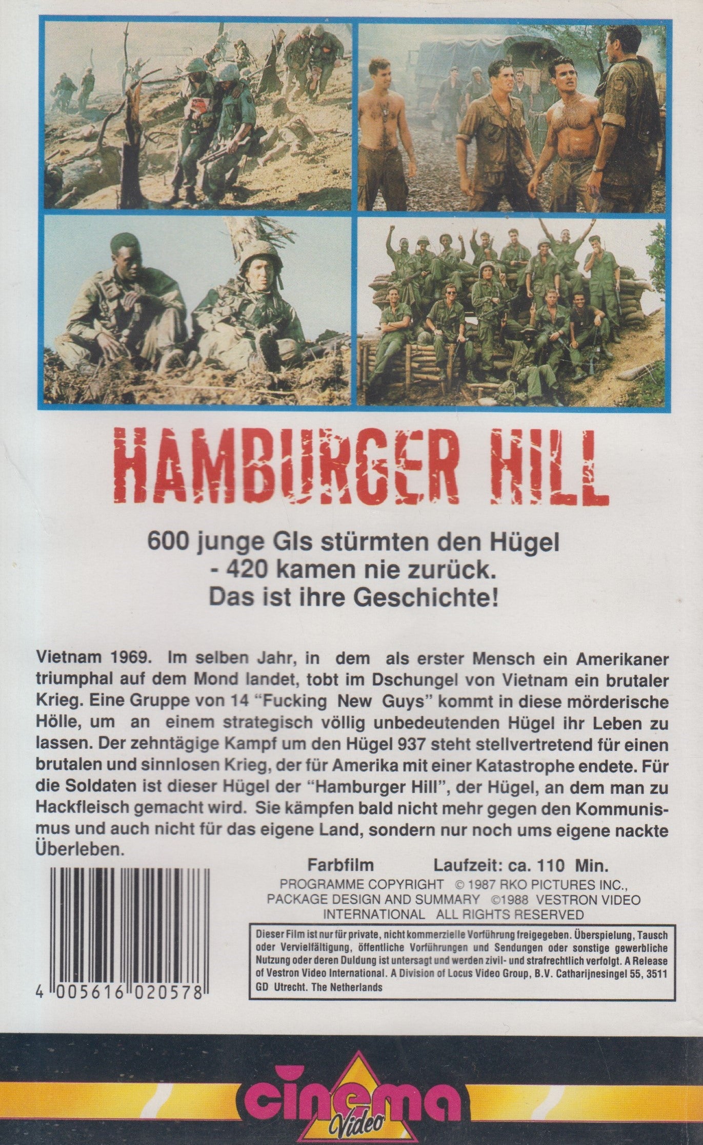 Hamburger Hill (VHS - DE)