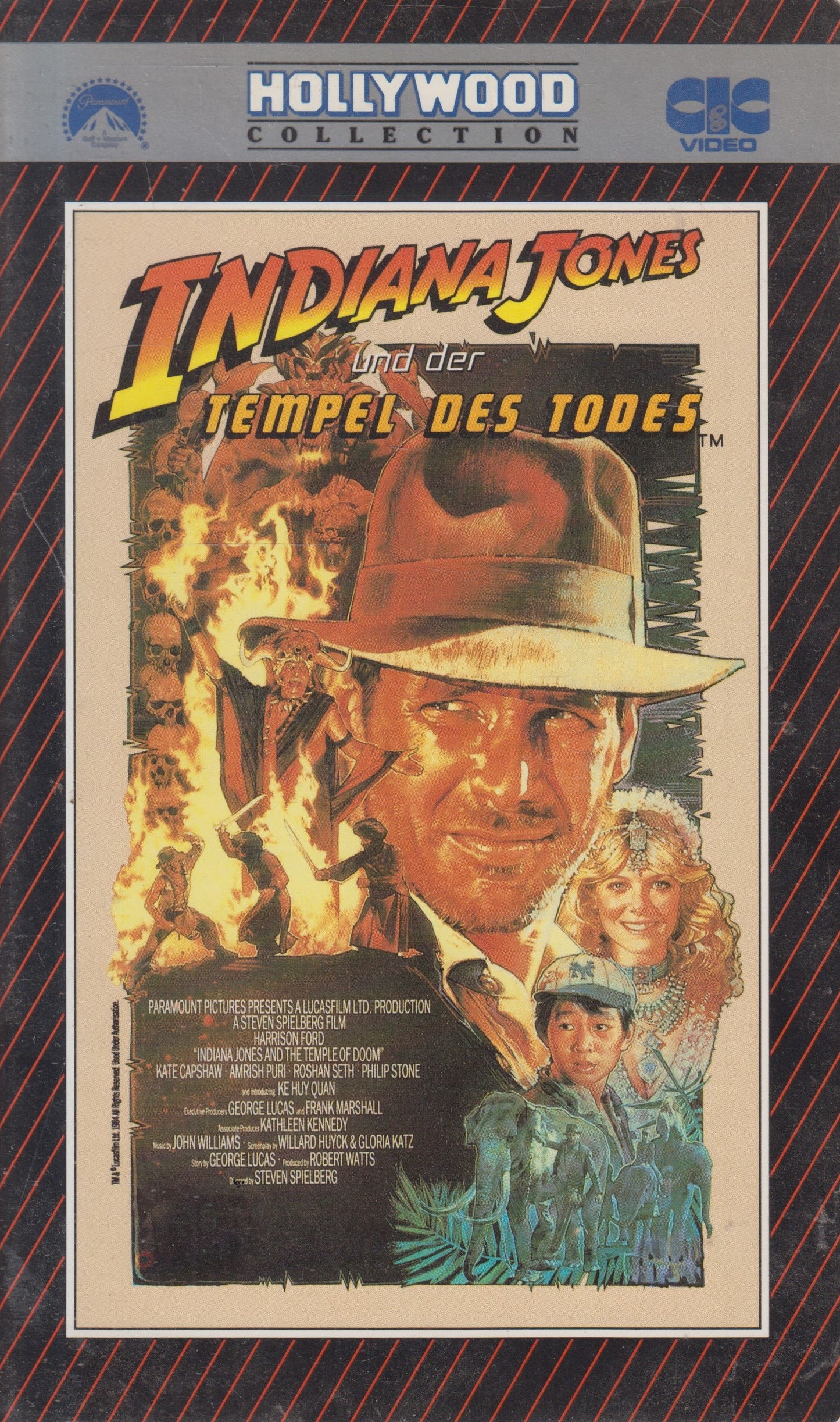 Indiana Jones and the Temple of Doom (VHS - DE)