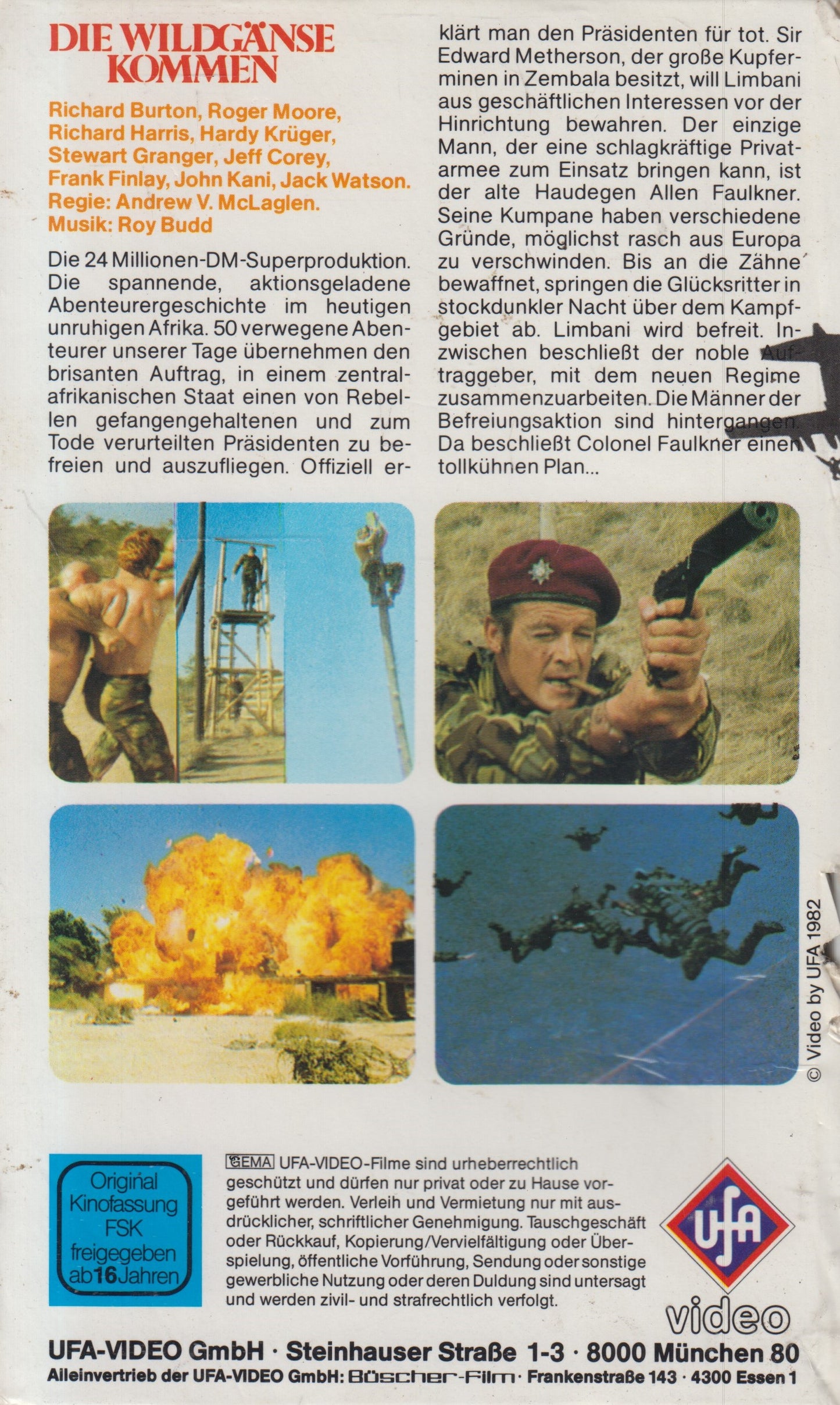 The Wild Geese Are Coming (VHS - 1982 - DE)