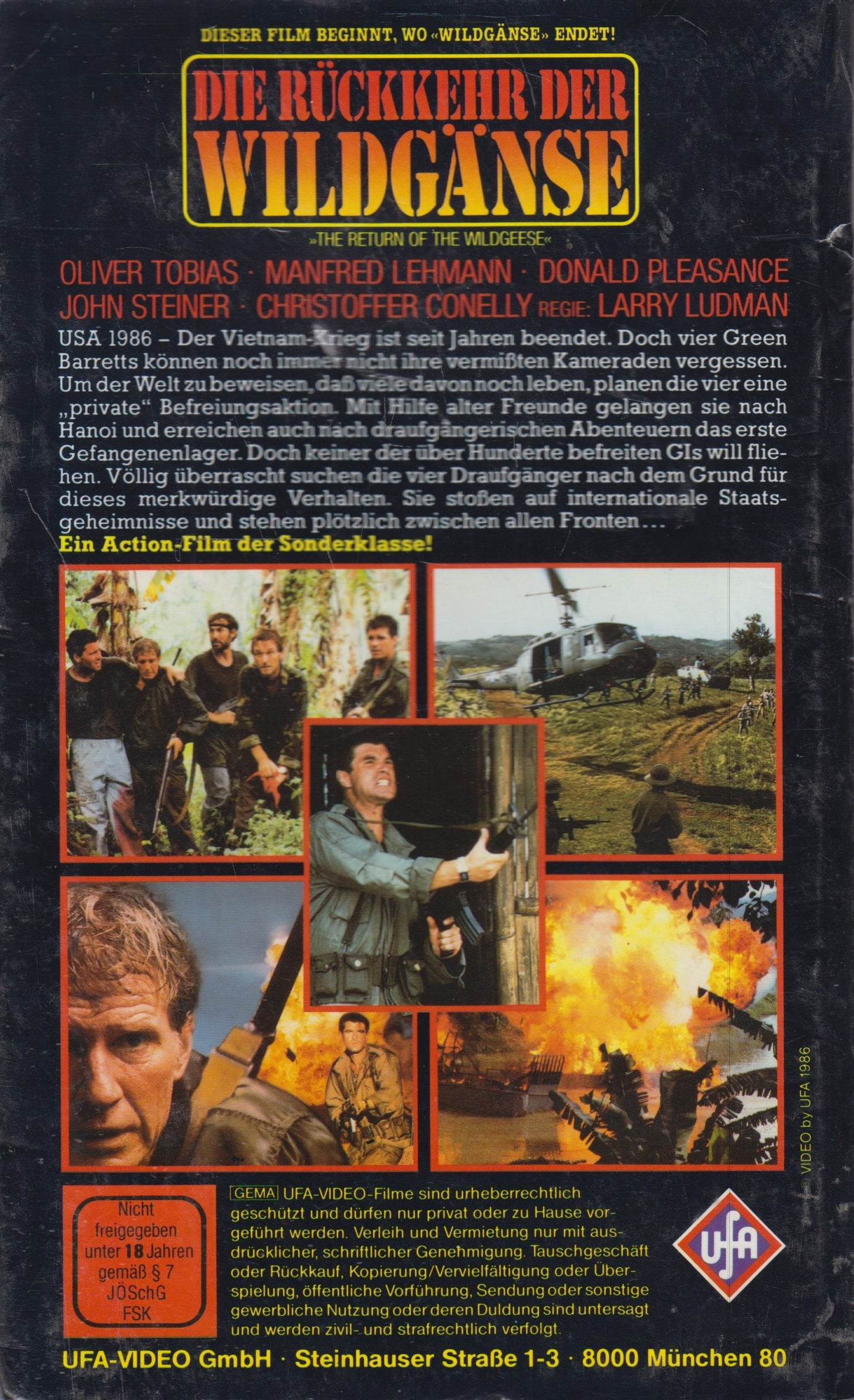 The Return of the Wild Geese (VHS - 1986 - DE)