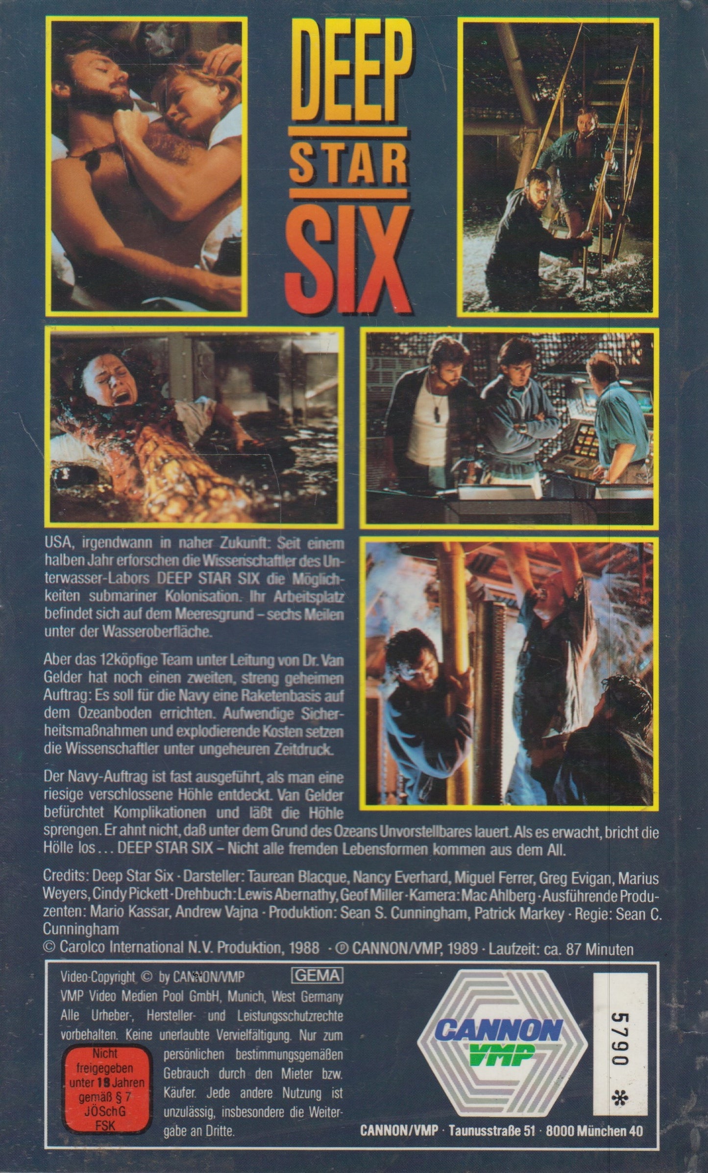 DeepStar Six (VHS - 1989 - DE)