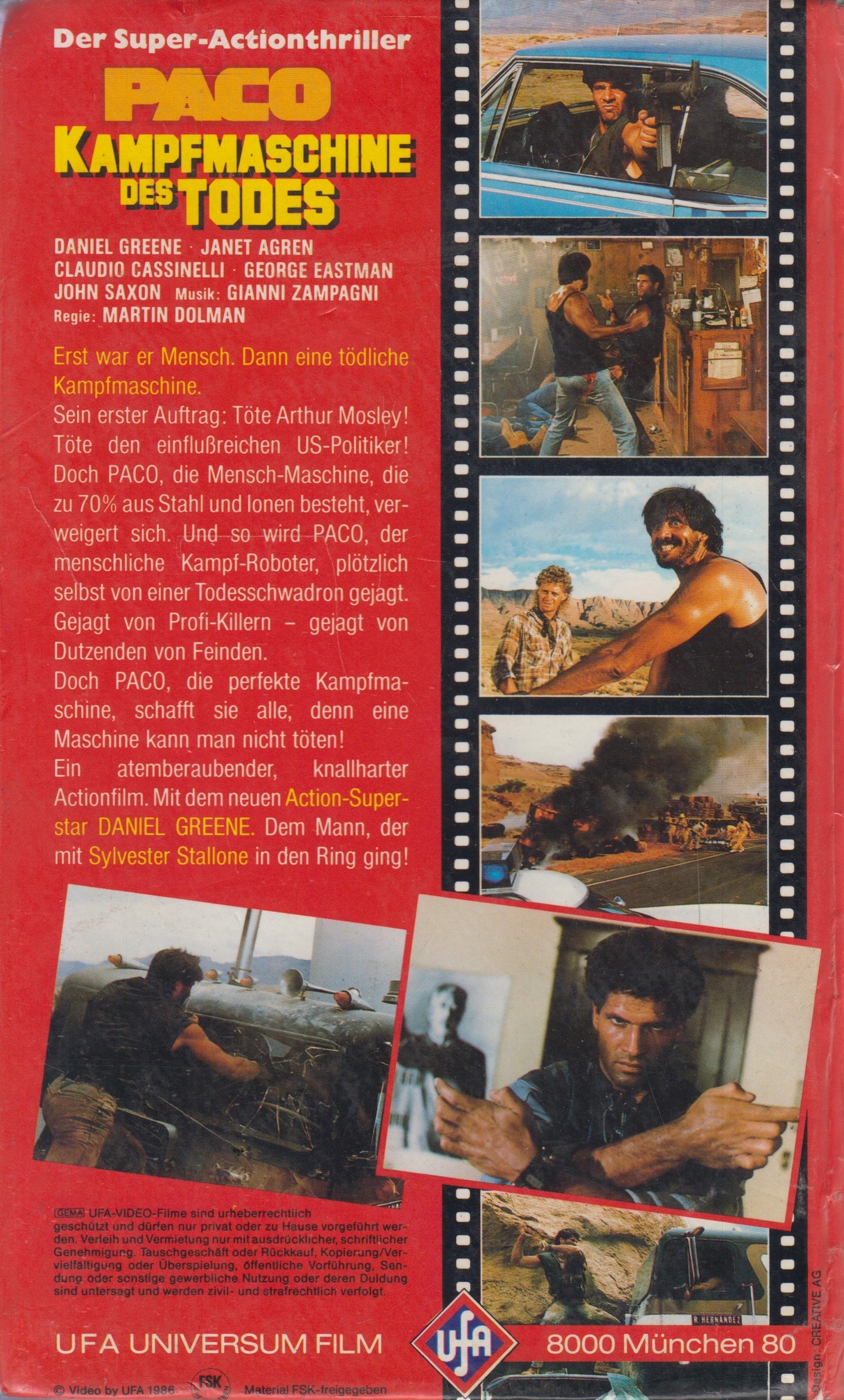 Paco - Fighting Machine of Death (VHS - 1986 - DE)