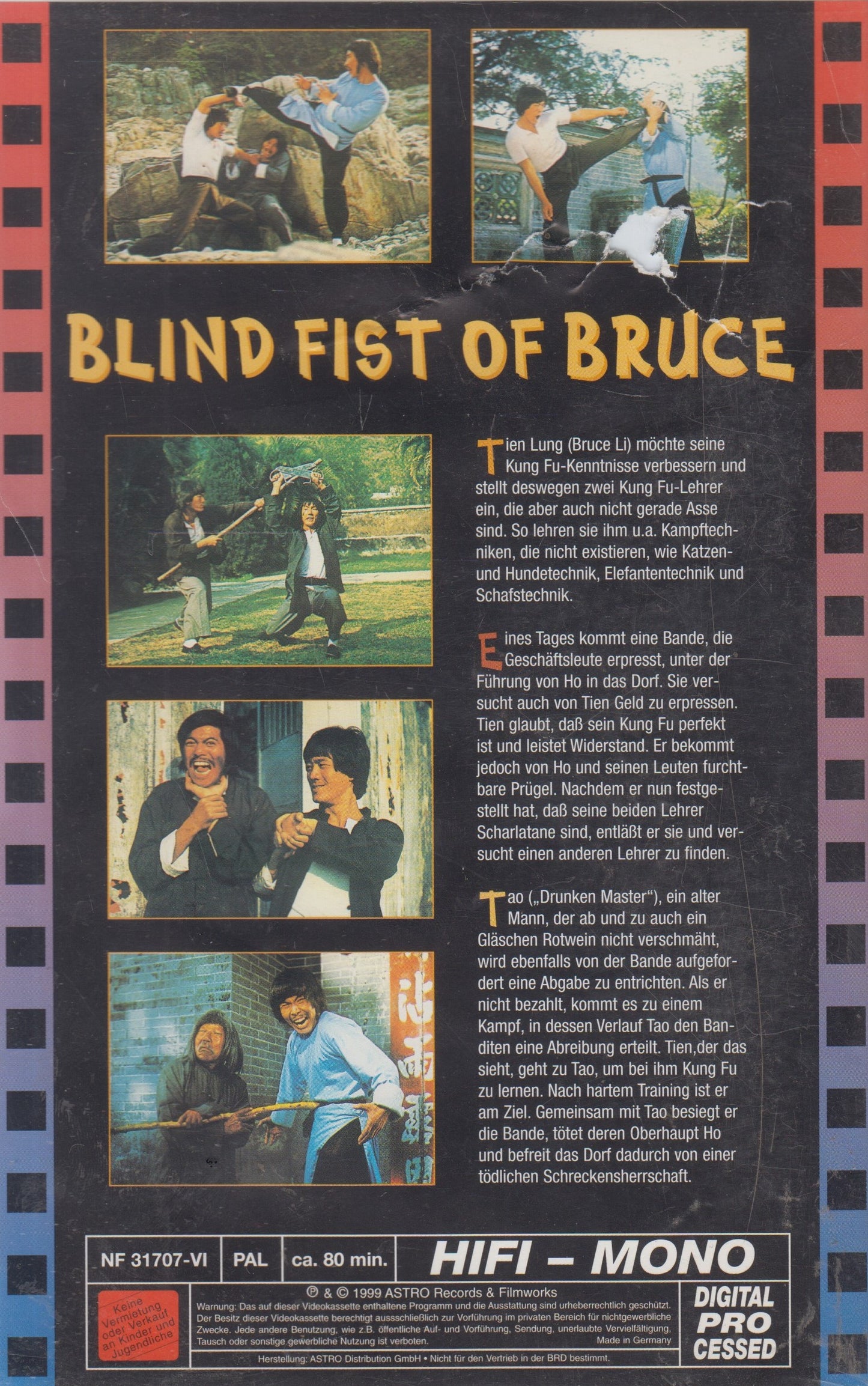 Le Poing aveugle de Bruce (VHS - 1999 - DE)