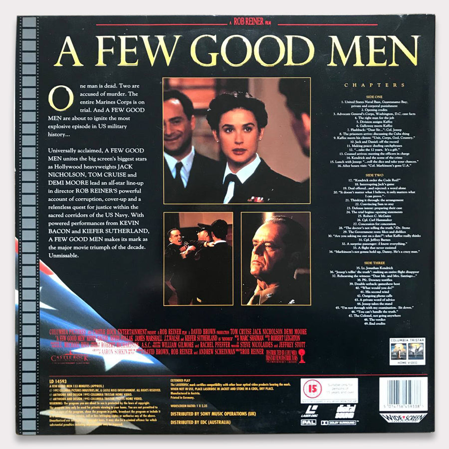 A Few Good Men (2xLaserdisc - 1993 - UK)
