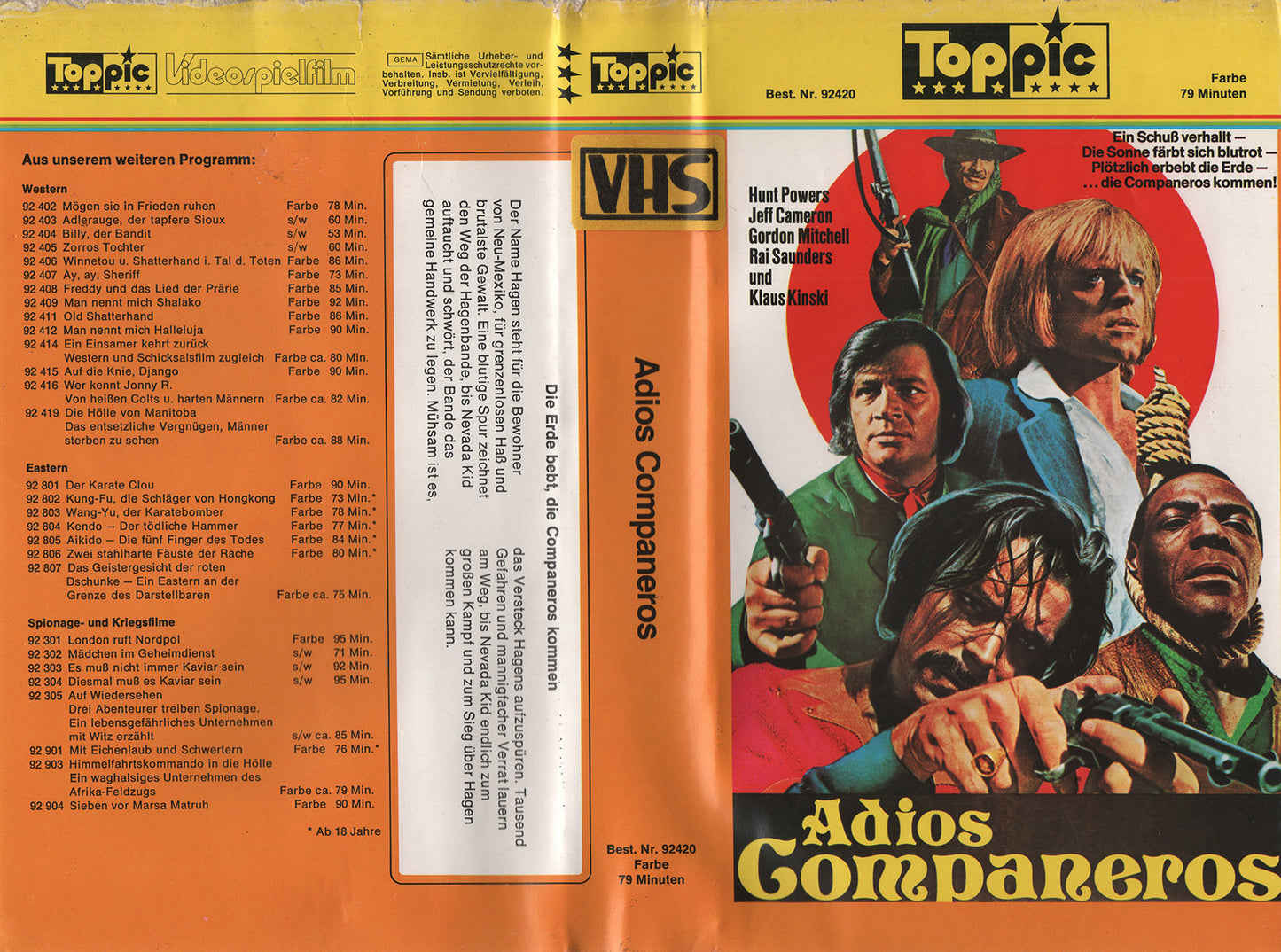Adios Companeros (VHS - DE)