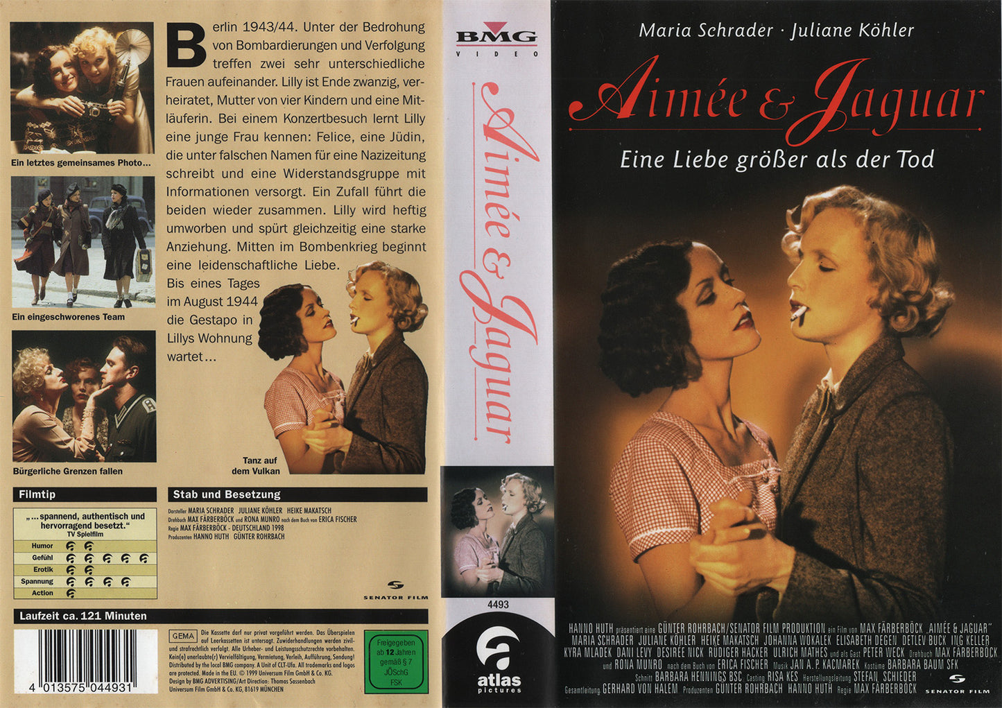 Aimée & Jaguar - Eine Liebe größer als der Tod (VHS - 1999 - DE)