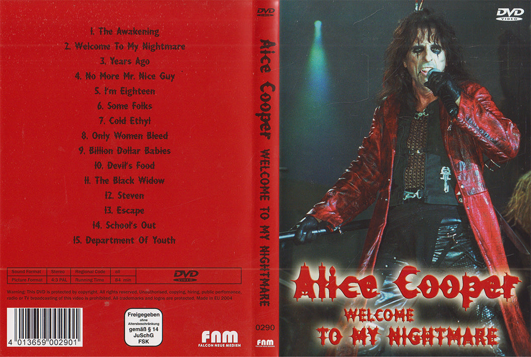 Alice Cooper - Welcome To My Nightmare (DVD - 2004 - EU)