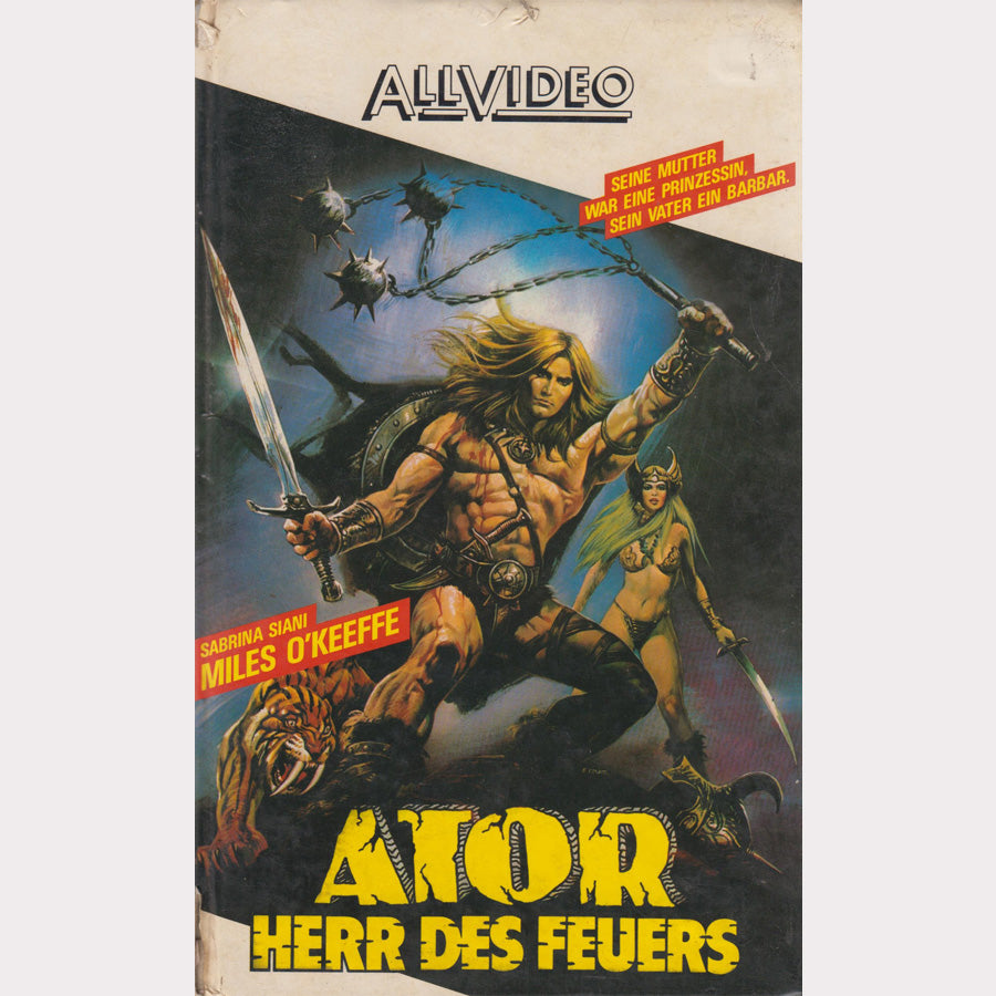 Ator Herr des Feuers All-Video VHS Cover