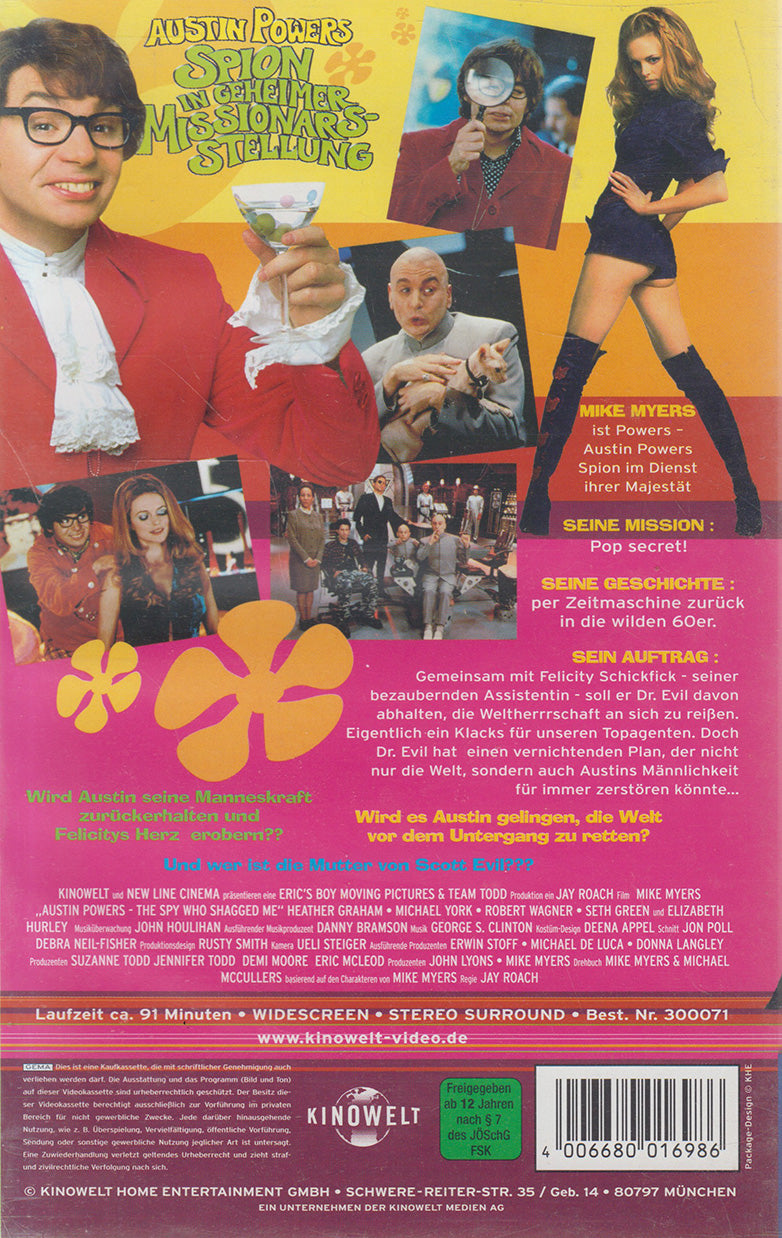 Austin Powers - Spion in geheimer Missionarsstellung (VHS - DE)