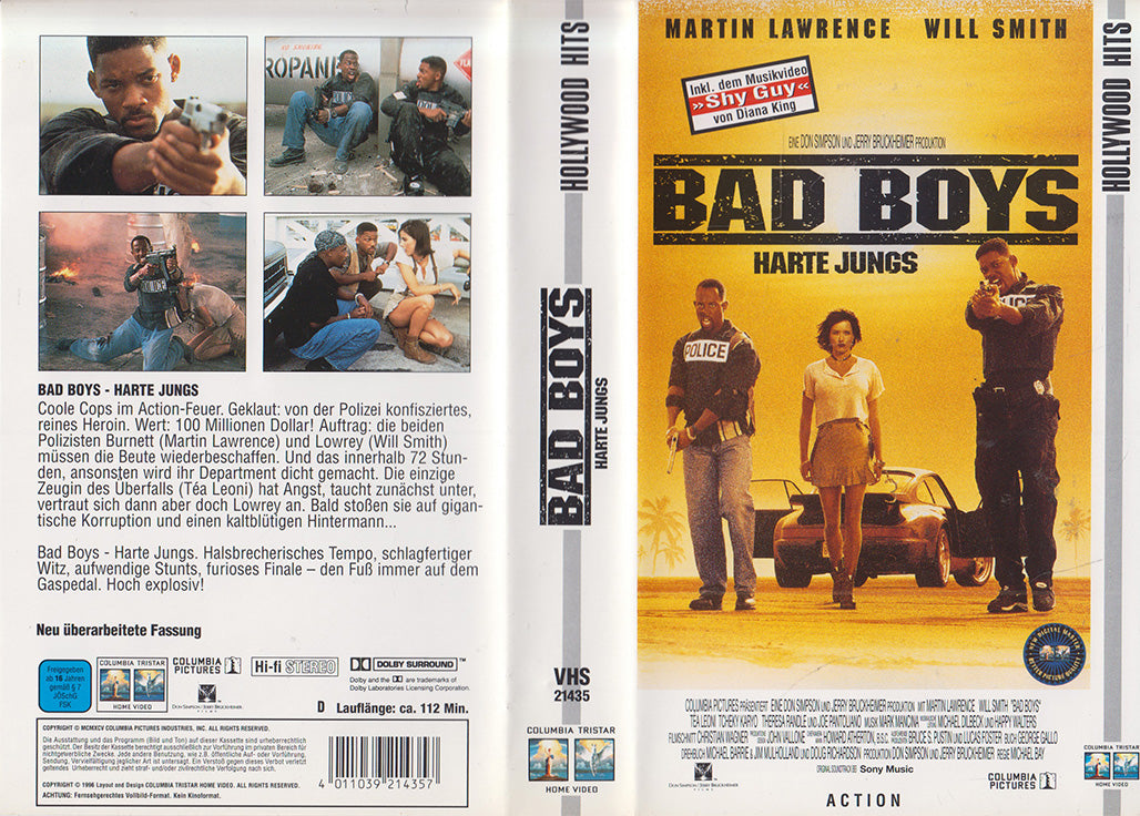 Bad Boys - Harte Jungs (VHS - 1996 - DE)