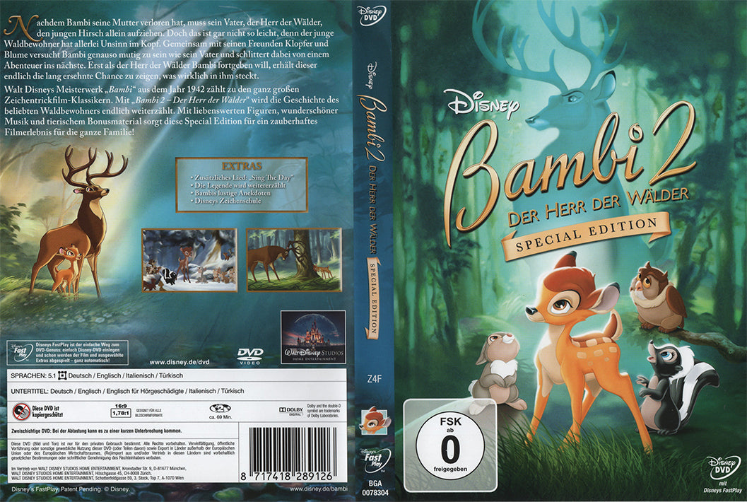 Bambi 2 - Der Herr der Wälder (DVD - DE)
