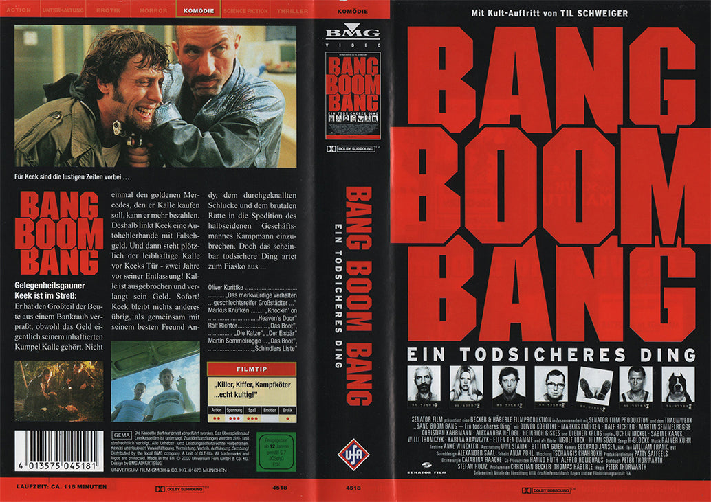 Bang Boom Bang - Ein todsicheres Ding (VHS - 2000 - DE)