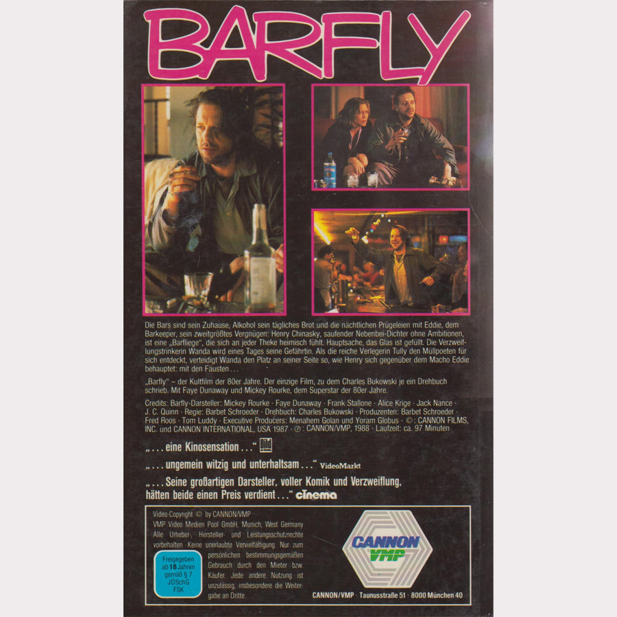 Barfly (VHS - 1988 - DE)