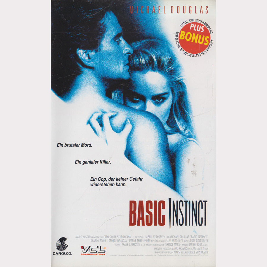 Basic Instinct (VHS - 1992 - DE)