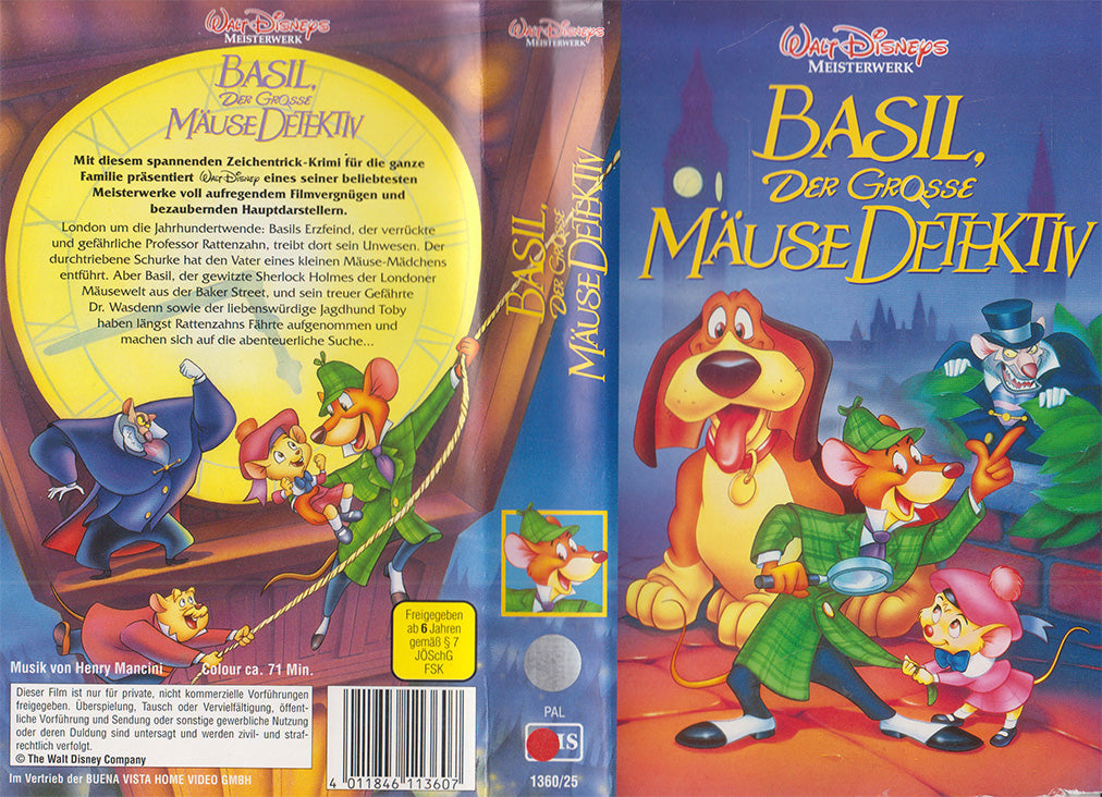 Basil, der große Mäusedetektiv (VHS - DE)