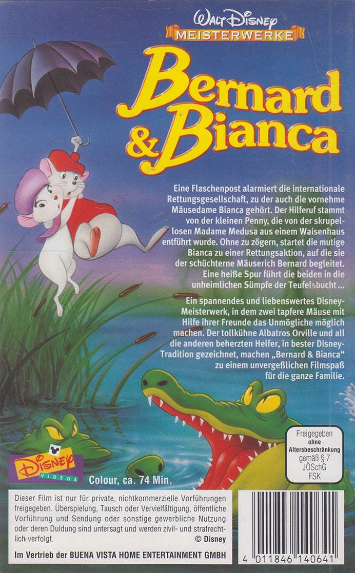 Bernard & Bianca - Die Mäusepolizei (VHS - DE)