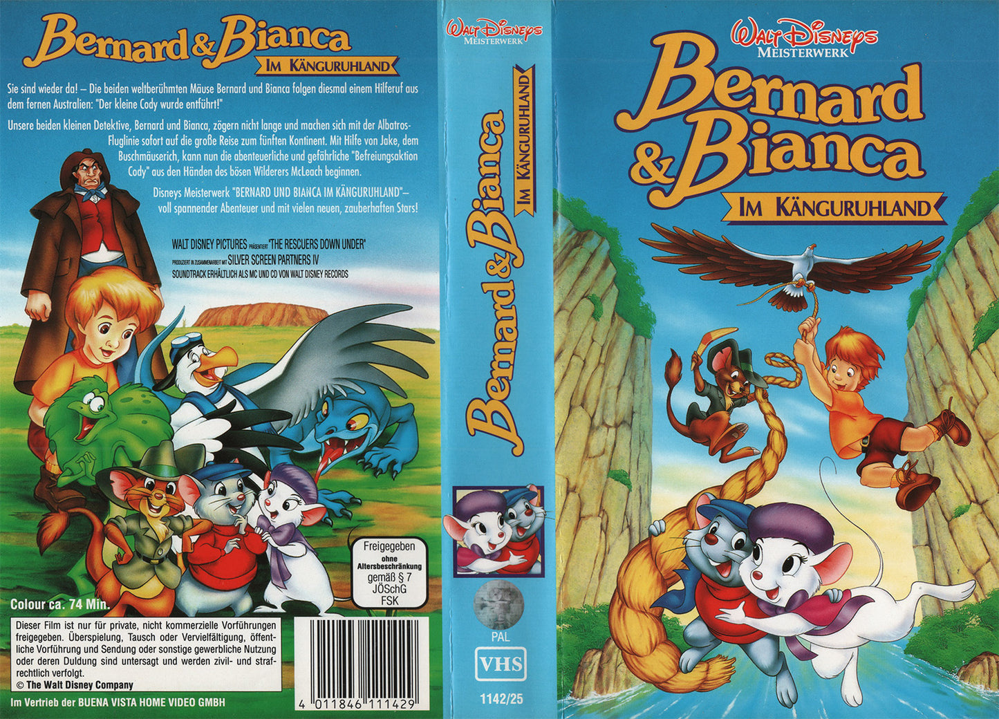 Bernard & Bianca im Känguruhland (VHS - DE)