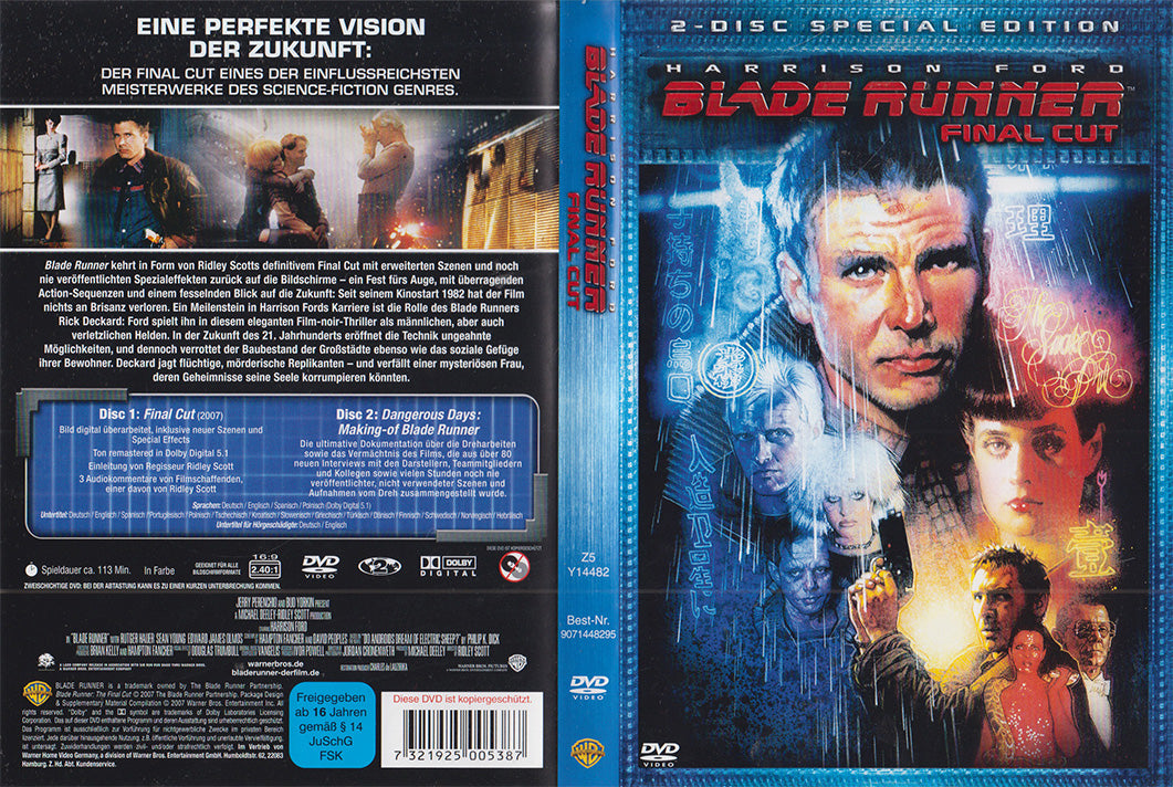 Blade Runner (2xDVD - 2007 - DE)