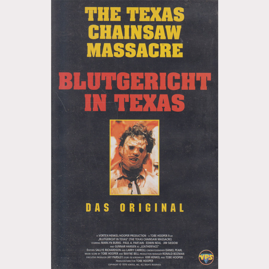 The Texas Chainsaw Massacre (VHS - 1998 - DE)