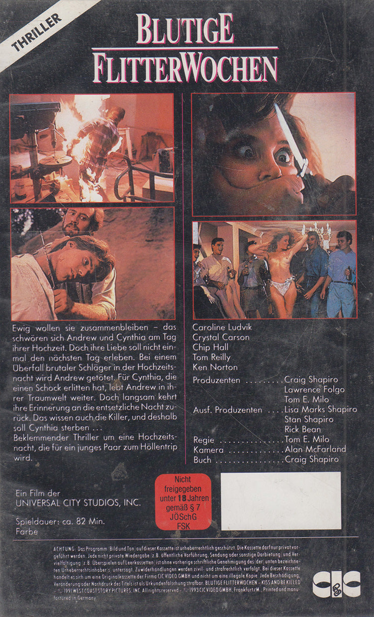 Bloody Honeymoon (VHS - 1993 - DE)