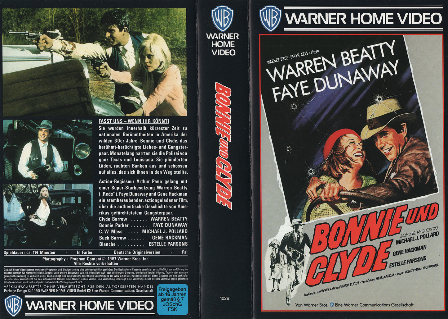 Bonnie et Clyde (VHS - 1990 - DE)