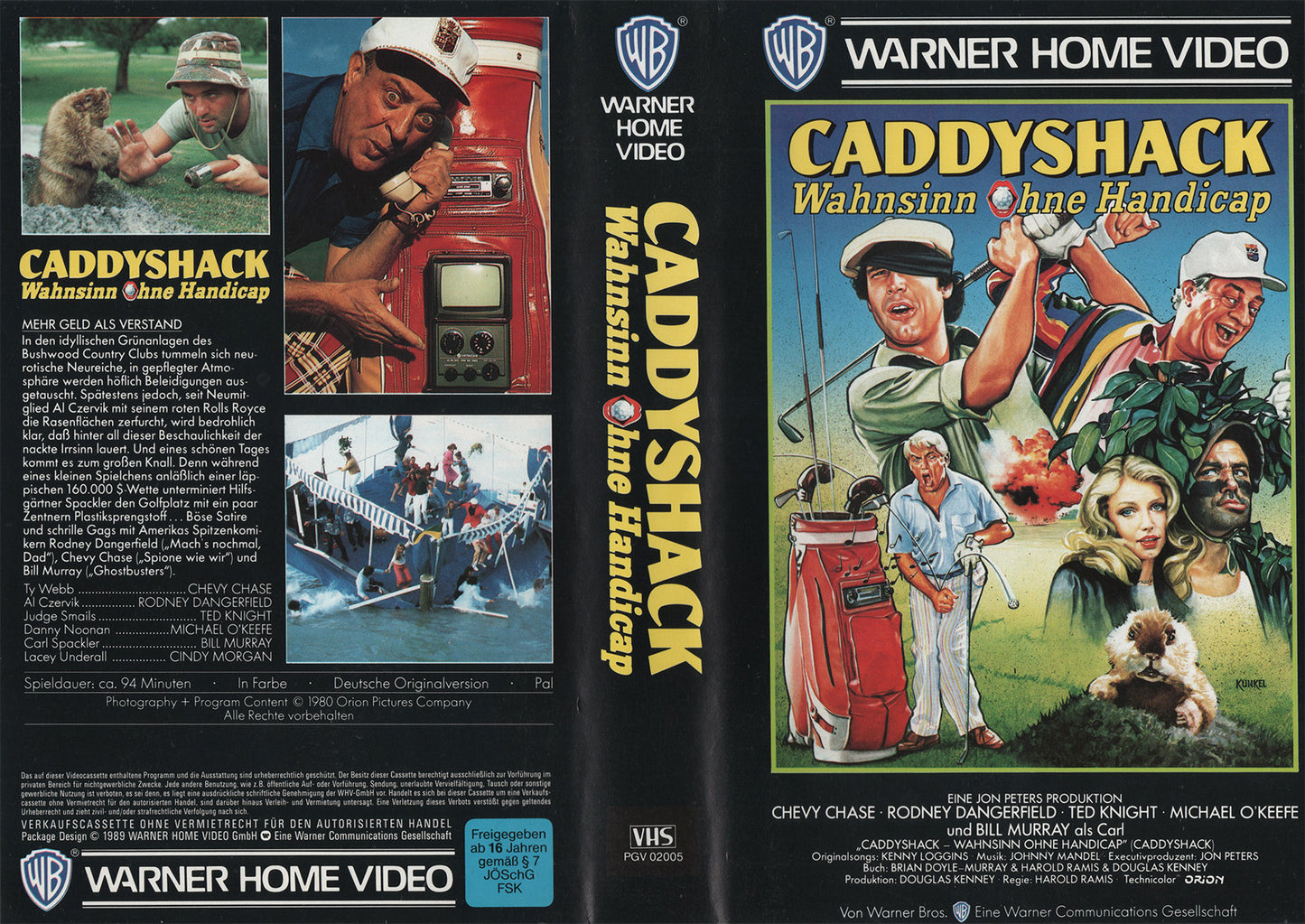 Caddyshack - Wahnsinn ohne Handicap (VHS - 1989 - DE)