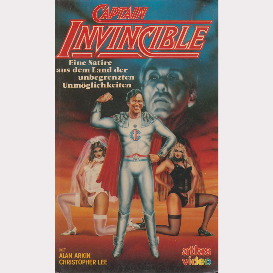 Captain Invincible Atlas Video VHS Cover