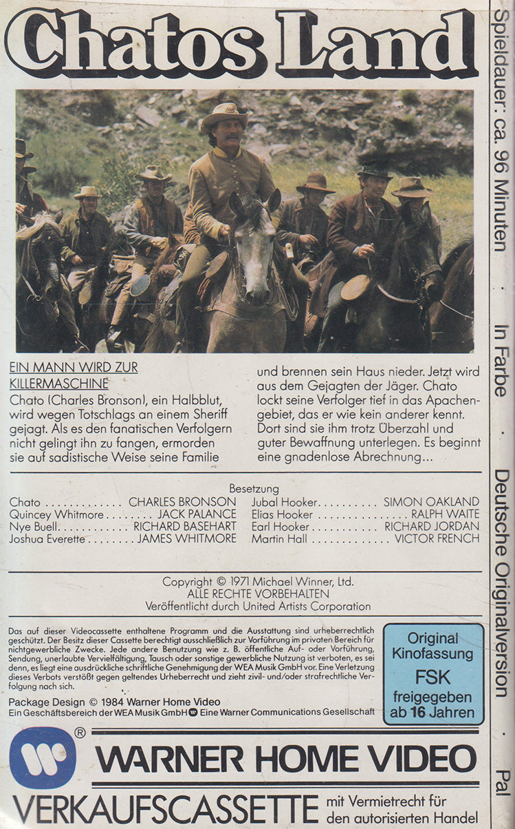 Chatos Land (VHS - 1984 - DE)